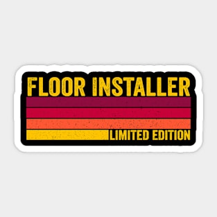 Floor Installer Sticker